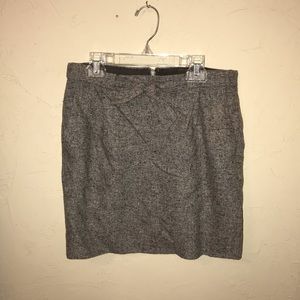 J Crew Gray Tweed Pencil Skirt
